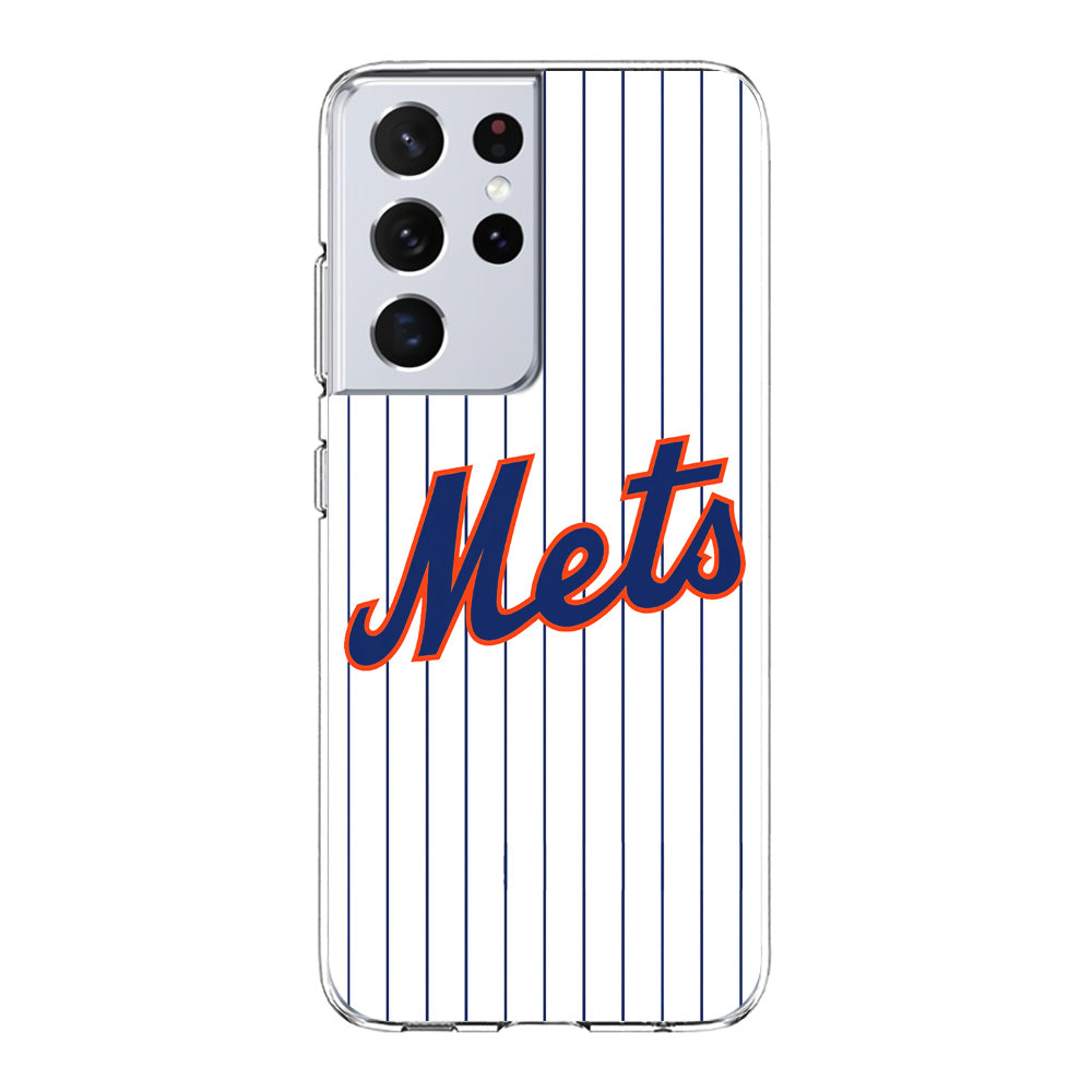 Baseball New York Mets MLB 001 Samsung Galaxy S21 Ultra Case