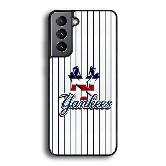 Baseball New York Yankees MLB 001 Samsung Galaxy A15 Case-Phone Case-Rubber Black (2D Case)-Altracase