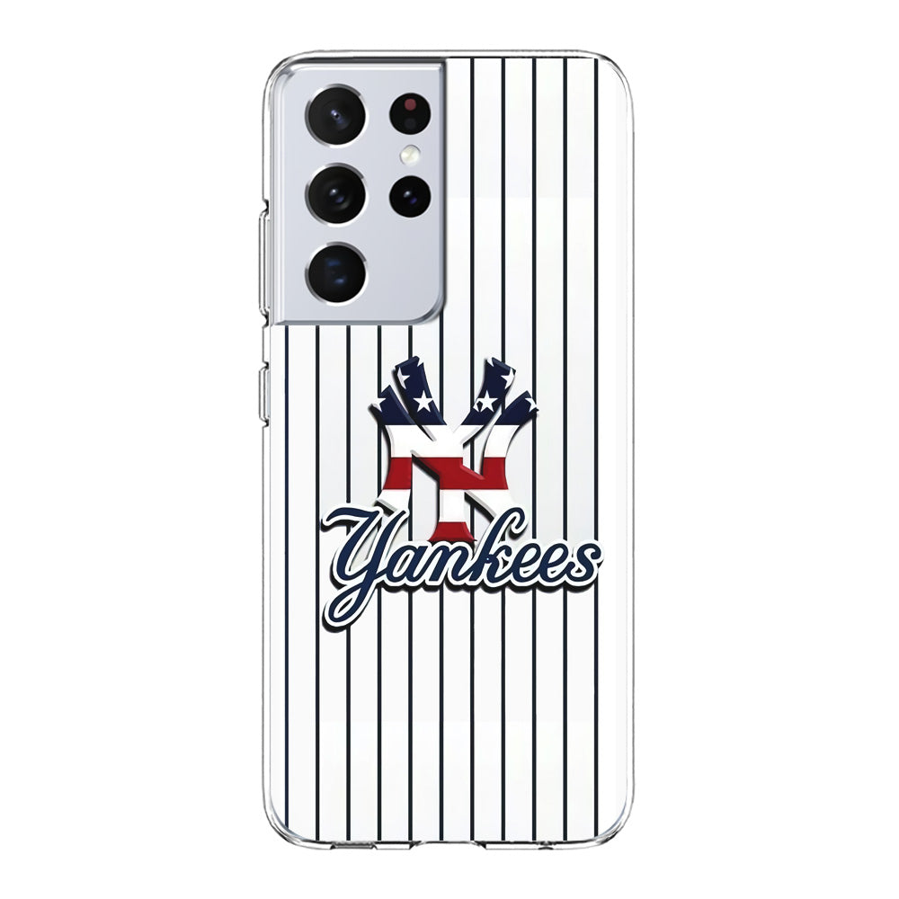 Baseball New York Yankees MLB 001 Samsung Galaxy S21 Ultra Case
