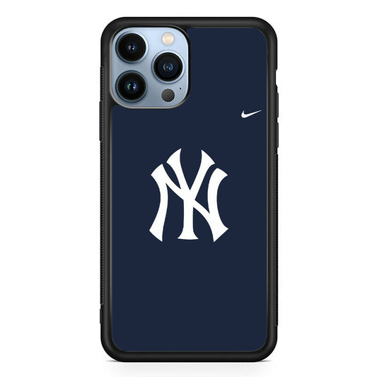 Baseball New York Yankees MLB 002 iPhone 14 Pro Max Case-Phone Case-Rubber Black (2D Case)-Altracase