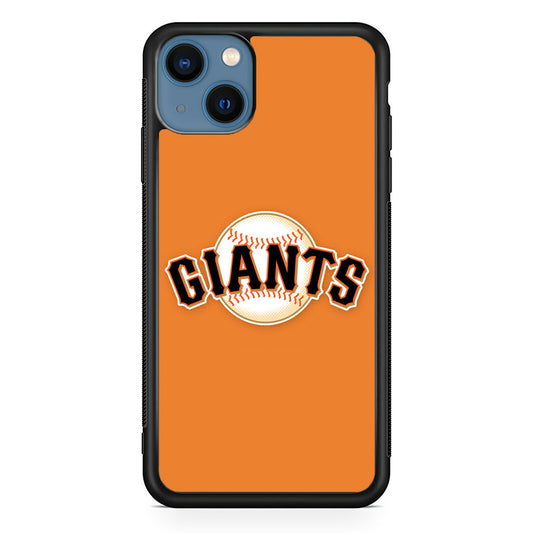 Baseball San Francisco Giants MLB 001 iPhone 14 Plus Case-Phone Case-Rubber Black (2D Case)-Altracase