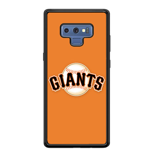 Baseball San Francisco Giants MLB 001 Samsung Galaxy Note 9 Case