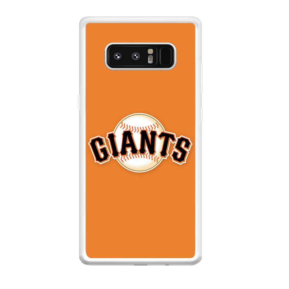 Baseball San Francisco Giants MLB 001 Samsung Galaxy Note 8 Case