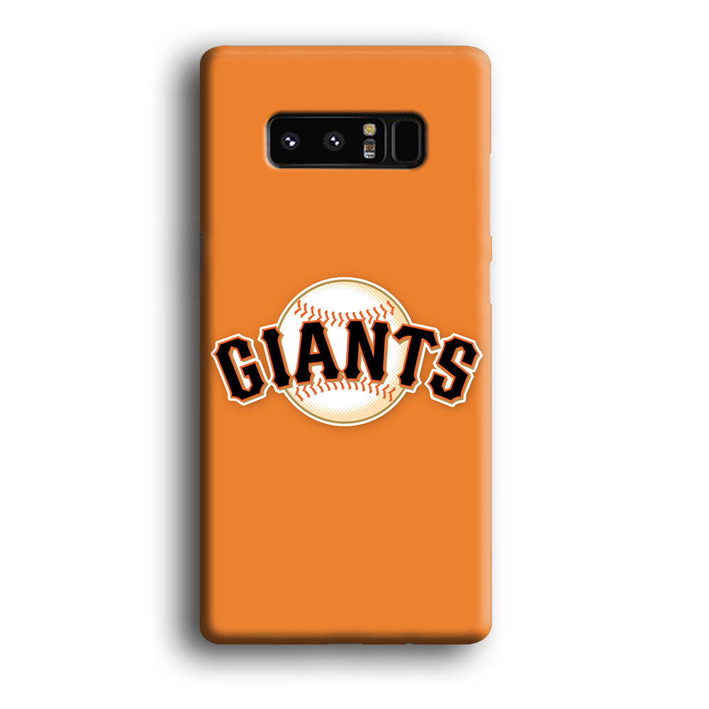 Baseball San Francisco Giants MLB 001 Samsung Galaxy Note 8 Case