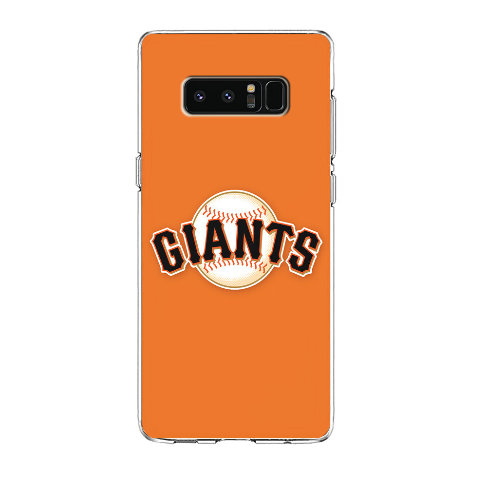 Baseball San Francisco Giants MLB 001 Samsung Galaxy Note 8 Case