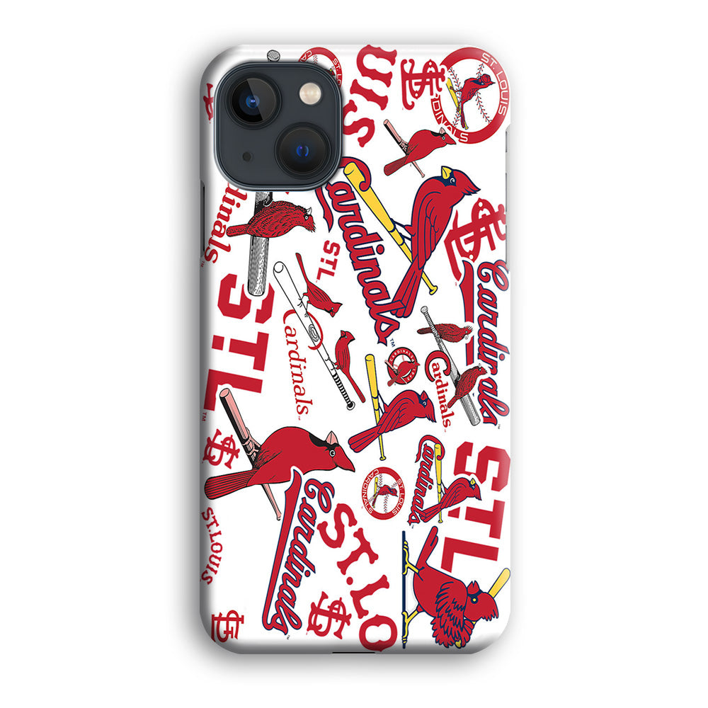 Baseball St. Louis Cardinals MLB 001 iPhone 14 Plus Case