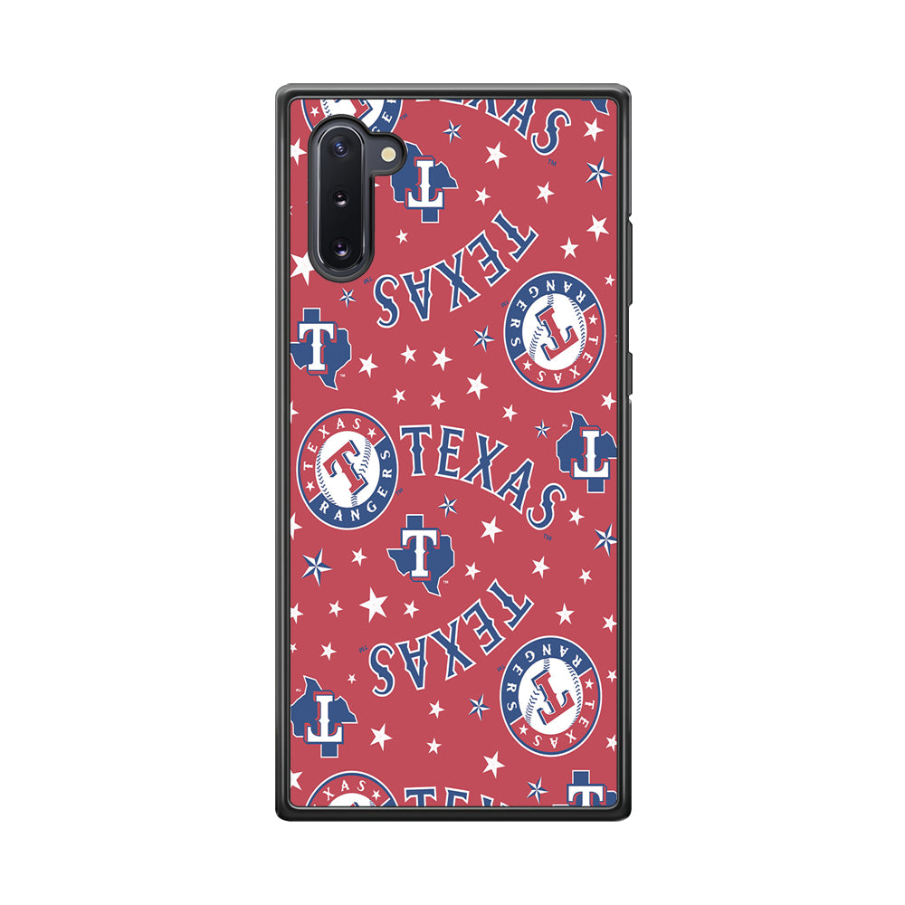 Baseball Texas Rangers MLB 001 Samsung Galaxy Note 10 Case