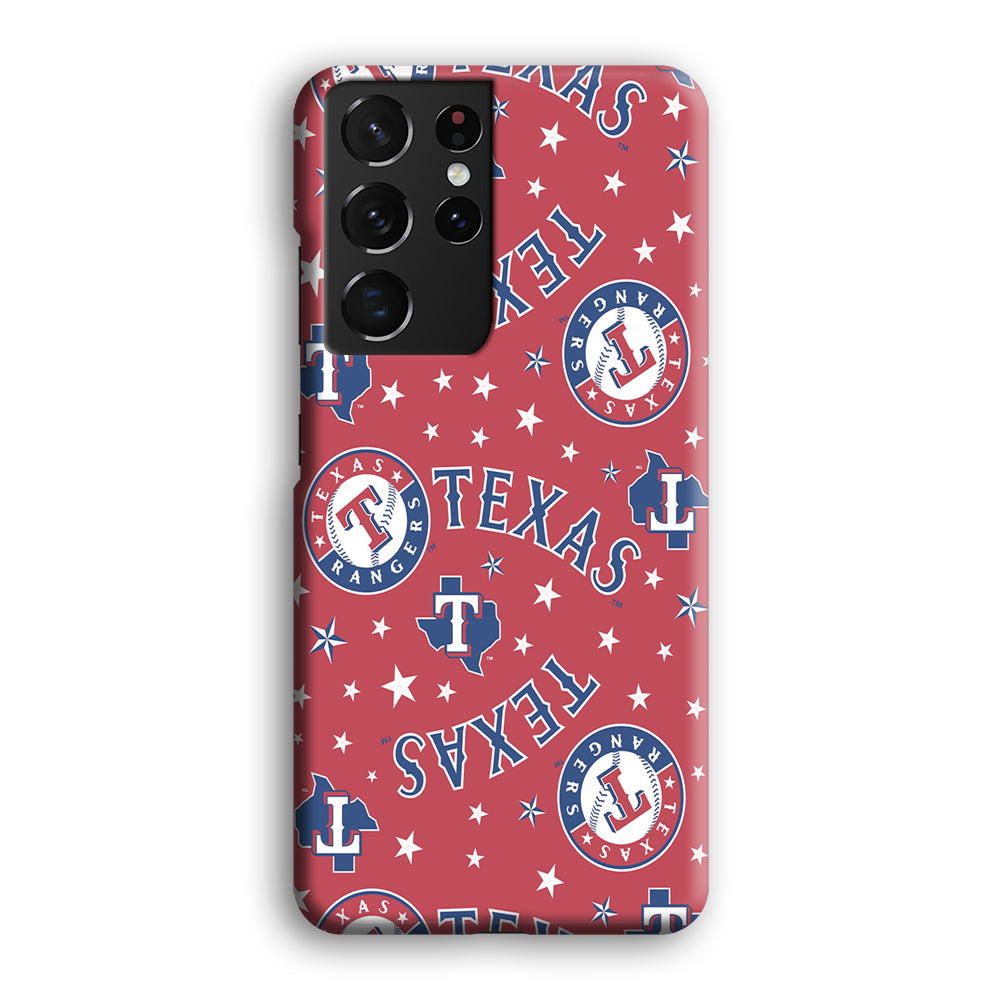 Baseball Texas Rangers MLB 001 Samsung Galaxy S21 Ultra Case