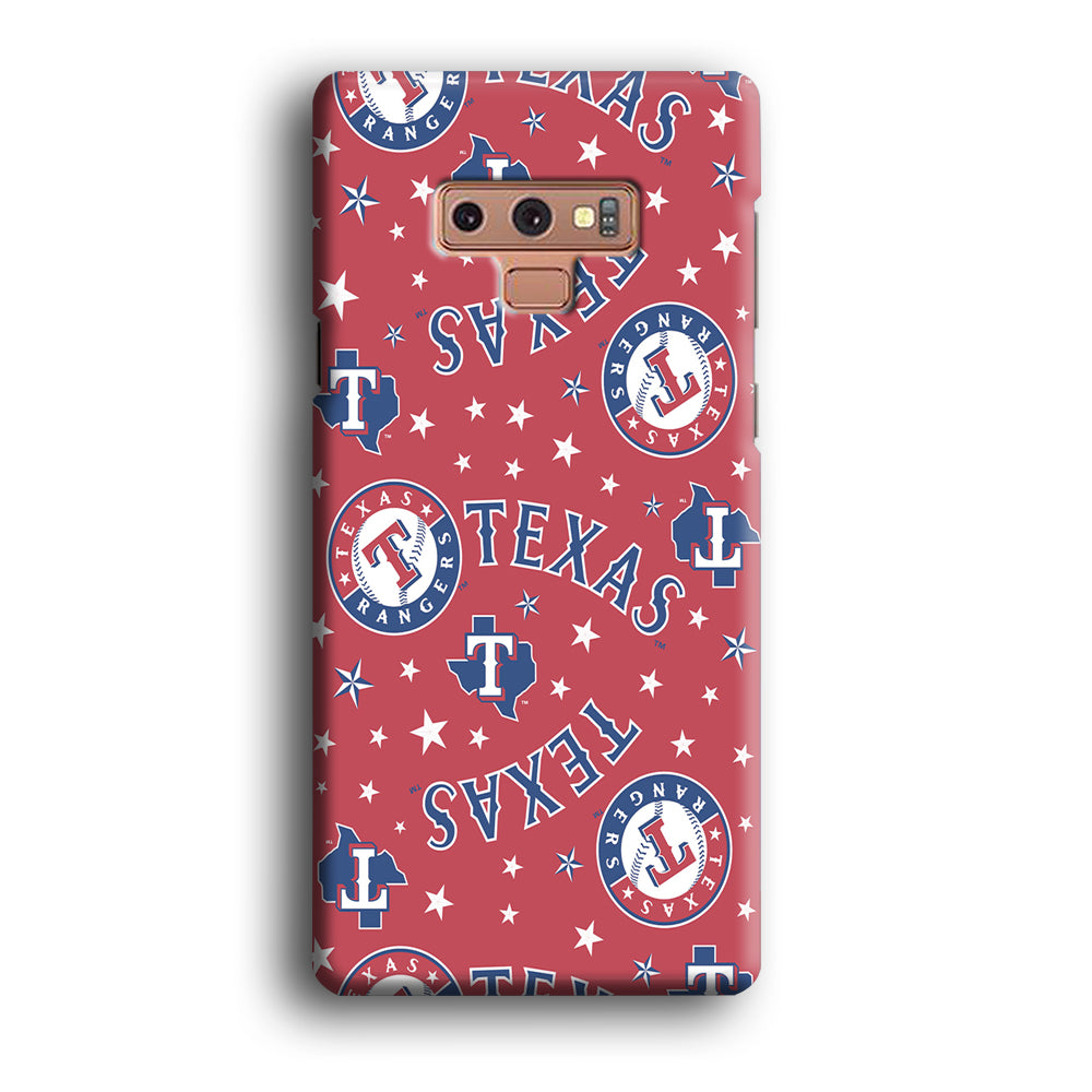 Baseball Texas Rangers MLB 001 Samsung Galaxy Note 9 Case