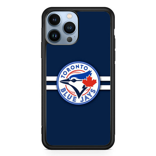 Baseball Toronto Blue Jays MLB 001 iPhone 14 Pro Max Case-Phone Case-Rubber Black (2D Case)-Altracase