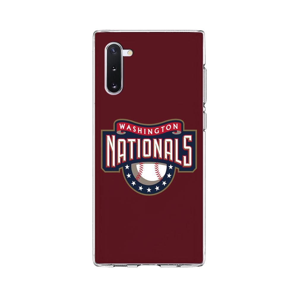 Baseball Washington Nationals MLB 002 Samsung Galaxy Note 10 Case