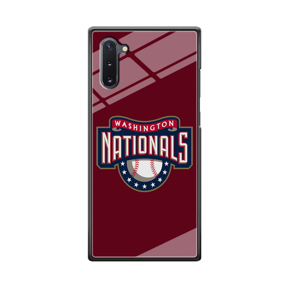 Baseball Washington Nationals MLB 002 Samsung Galaxy Note 10 Case