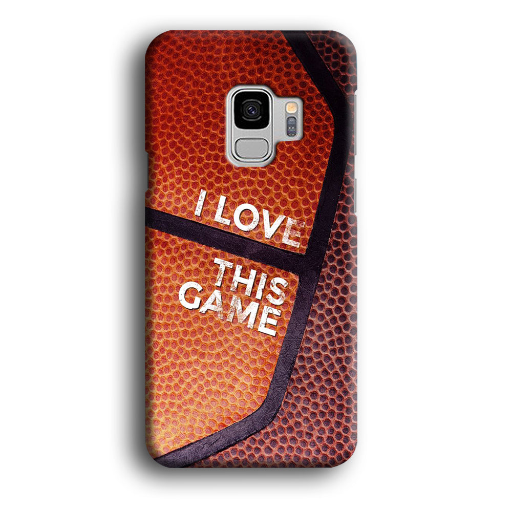 Basketball I Love This Game Samsung Galaxy S9 Case