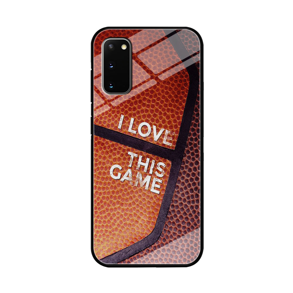 Basketball I Love This Game  Samsung Galaxy S20 Case
