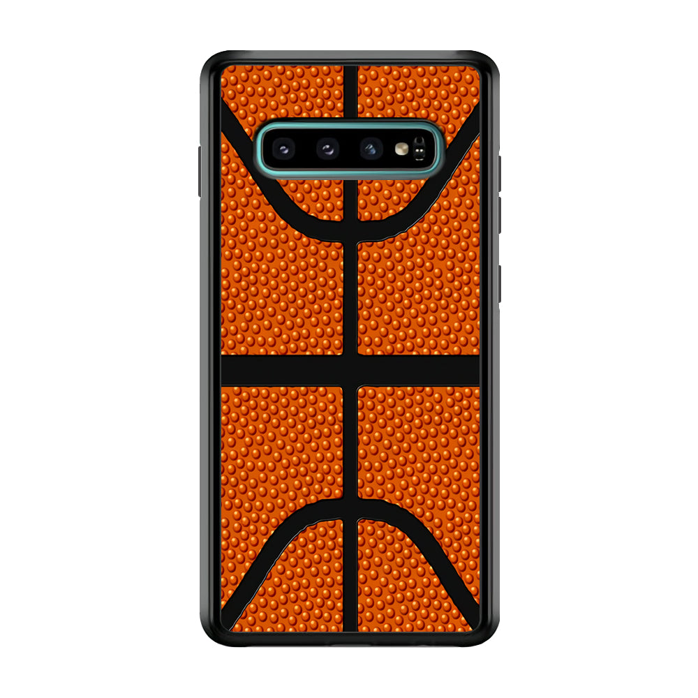 Basketball Pattern Samsung Galaxy S10 Case