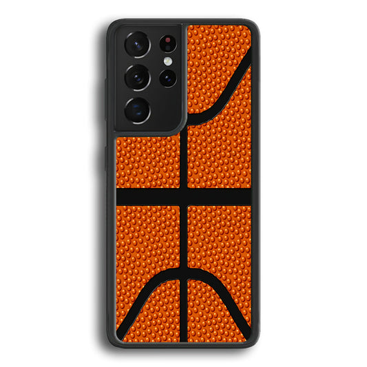 Basketball Pattern Samsung Galaxy S22 Ultra Case