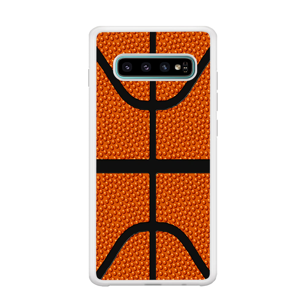 Basketball Pattern Samsung Galaxy S10 Case