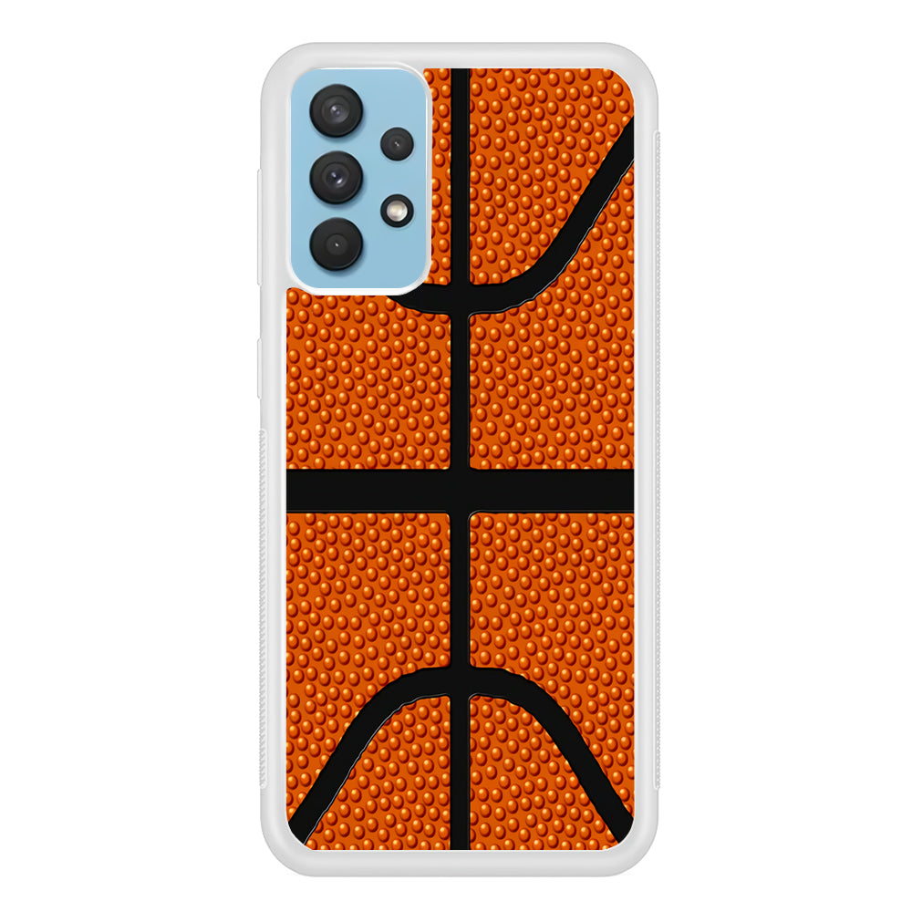 Basketball Pattern Samsung Galaxy A32 Case