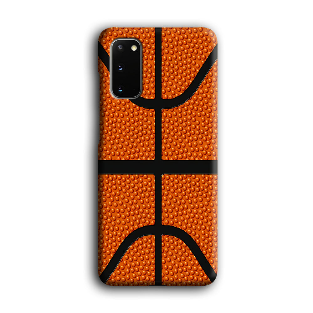 Basketball Pattern Samsung Galaxy S20 Case