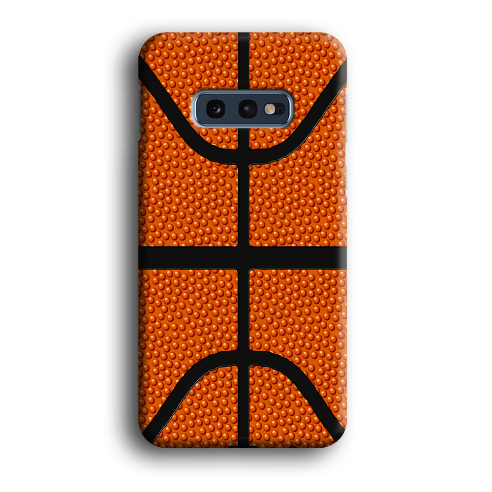 Basketball Pattern Samsung Galaxy S10E Case
