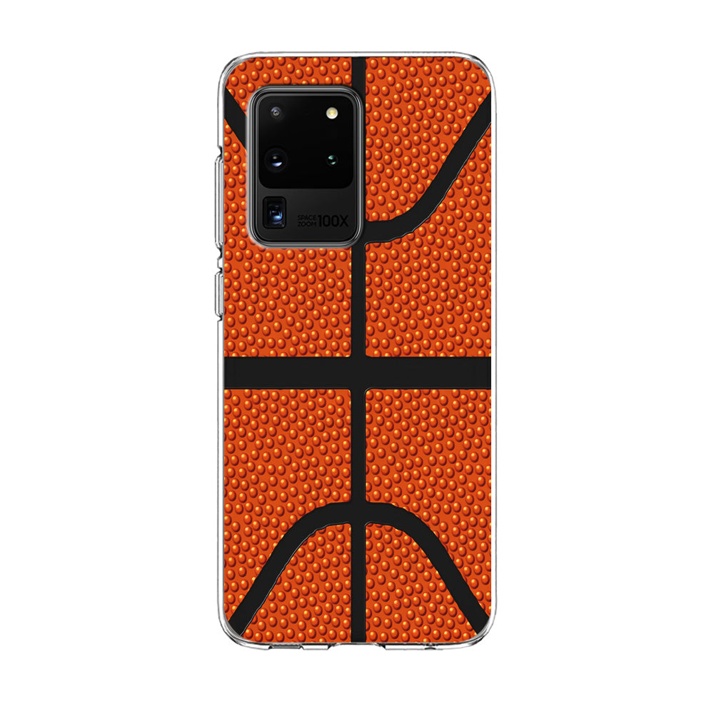 Basketball Pattern Samsung Galaxy S20 Ultra Case