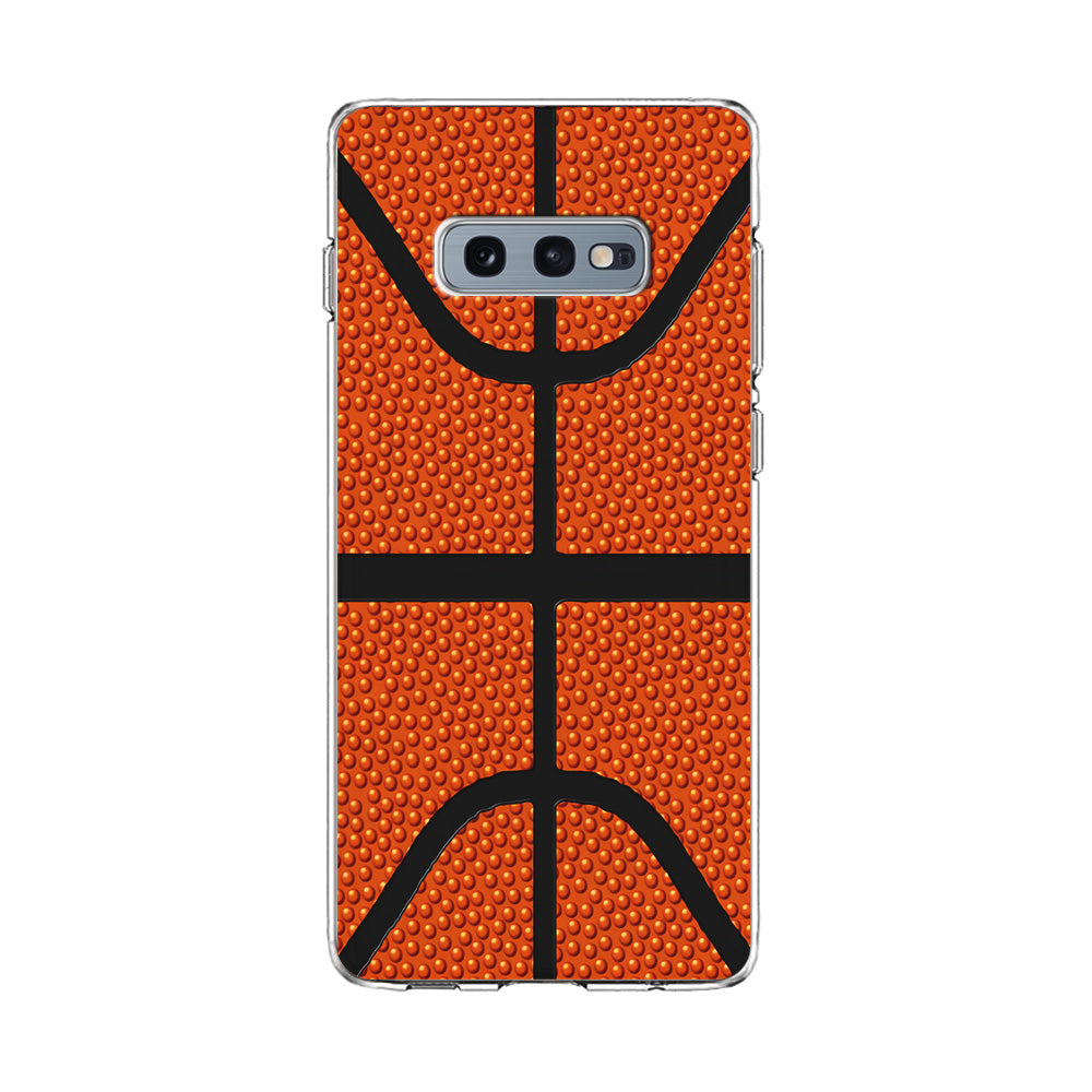 Basketball Pattern Samsung Galaxy S10E Case