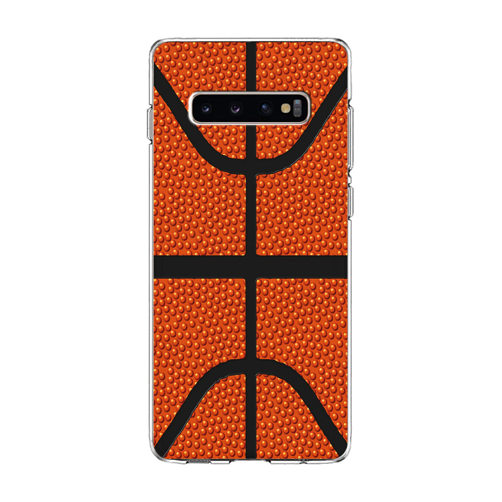 Basketball Pattern Samsung Galaxy S10 Plus Case