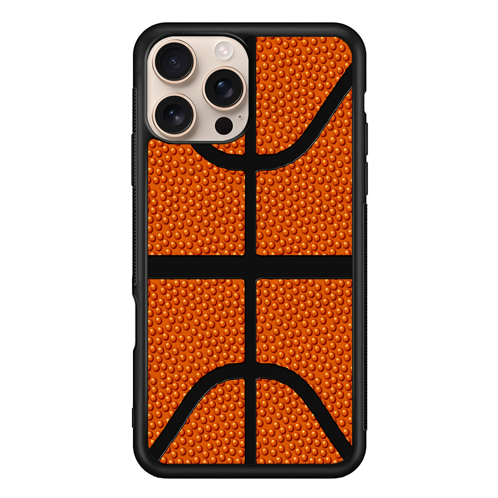 Basketball Pattern iPhone 16 Pro Max Case - Altracase