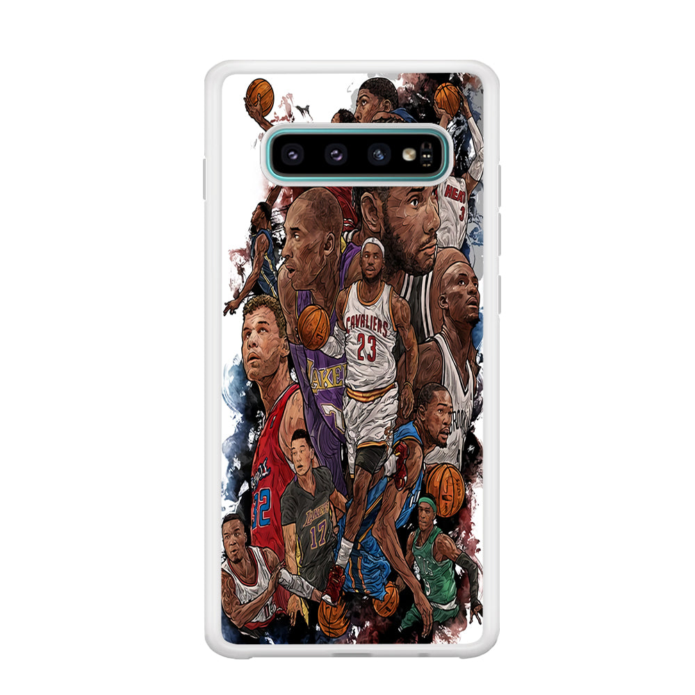 Basketball Players Art Samsung Galaxy S10 Case