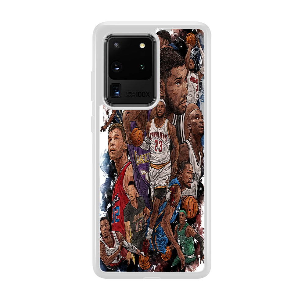 Basketball Players Art Samsung Galaxy S20 Ultra Case