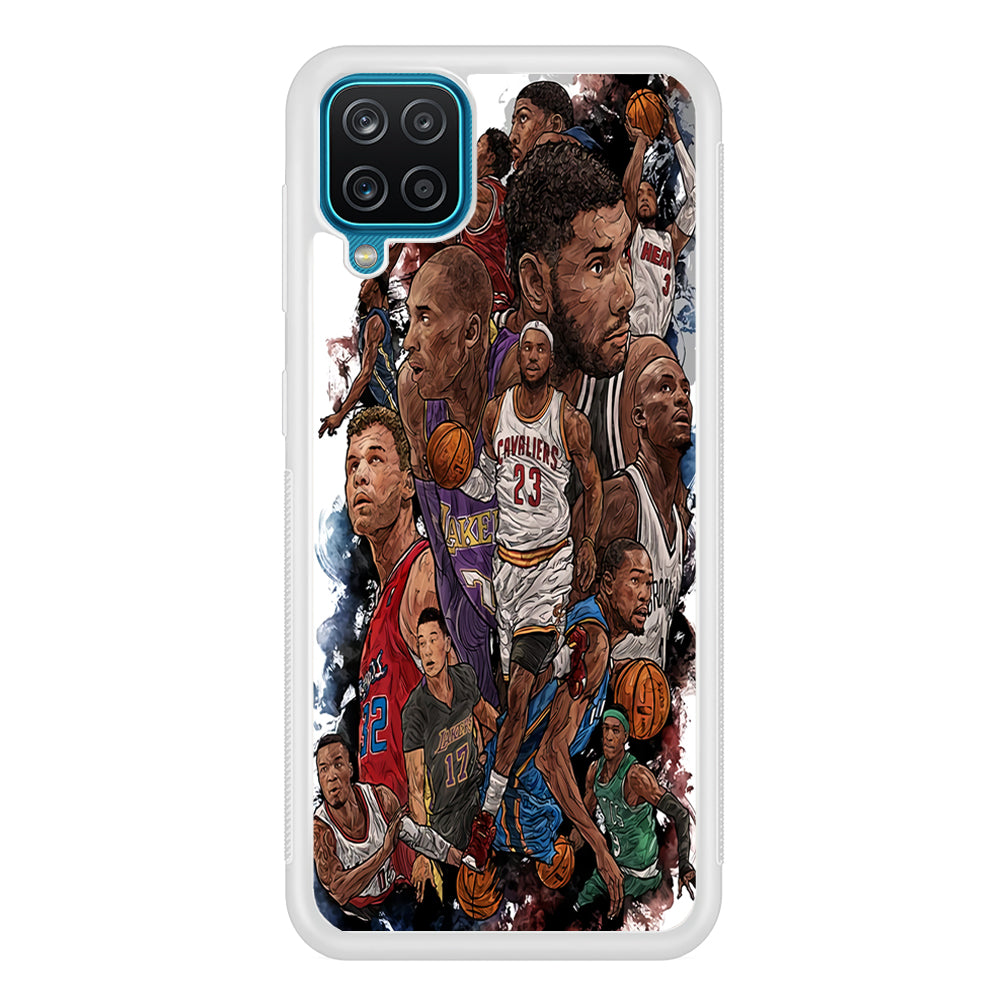 Basketball Players Art Samsung Galaxy A12 Case