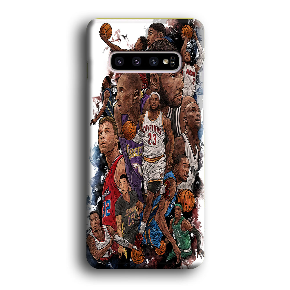 Basketball Players Art Samsung Galaxy S10 Case