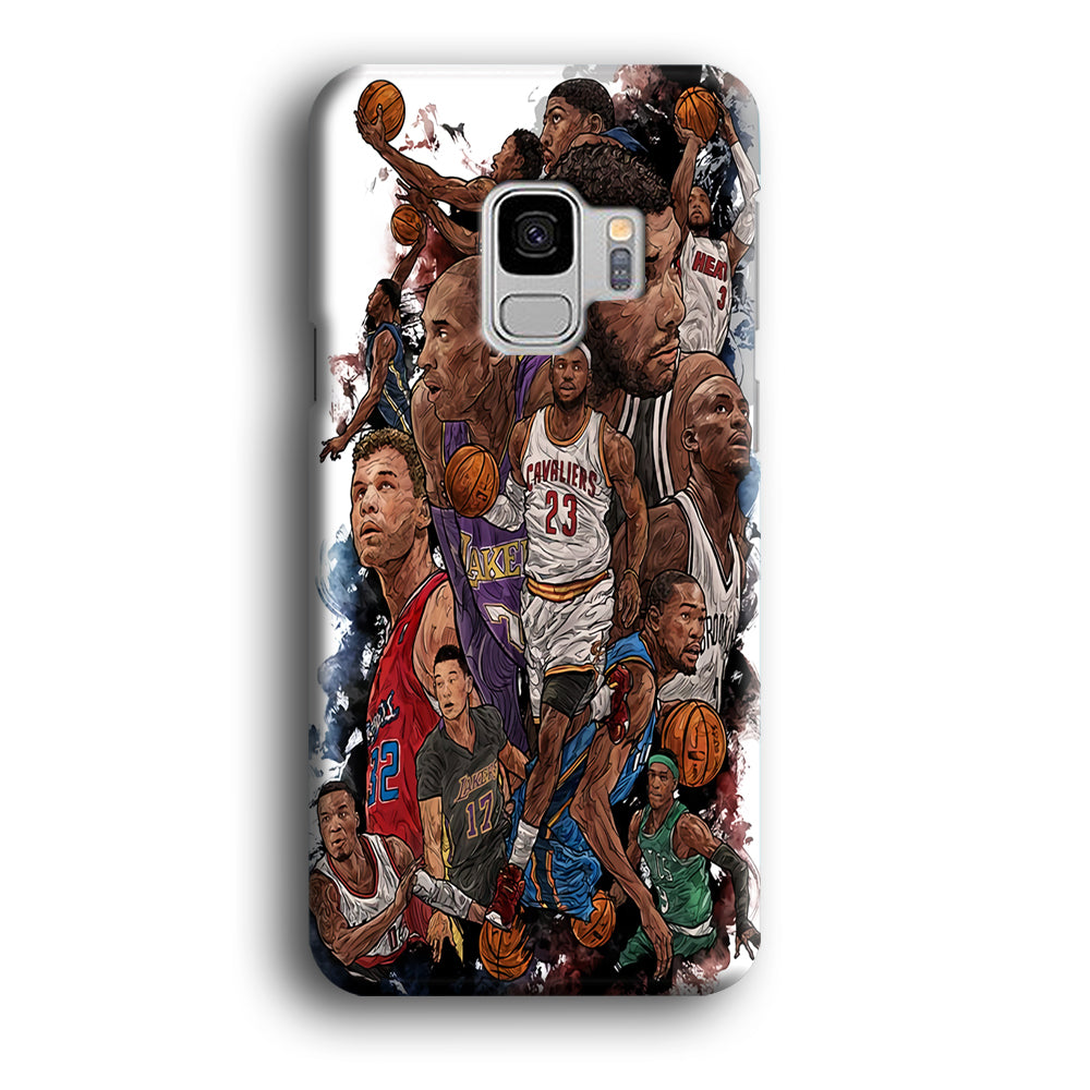 Basketball Players Art Samsung Galaxy S9 Case