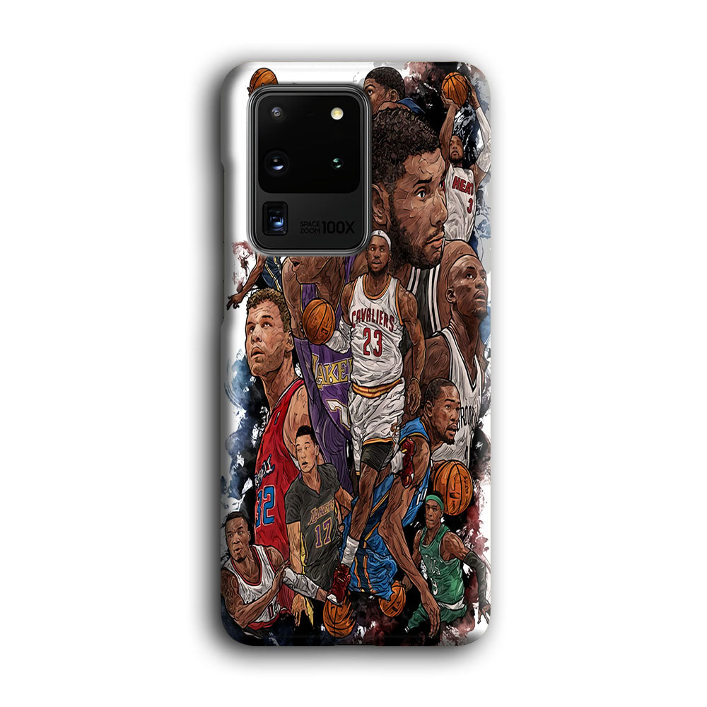 Basketball Players Art Samsung Galaxy S20 Ultra Case