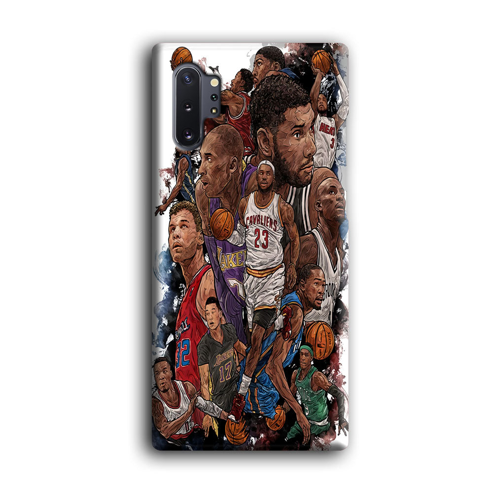 Basketball Players Art Samsung Galaxy Note 10 Plus Case