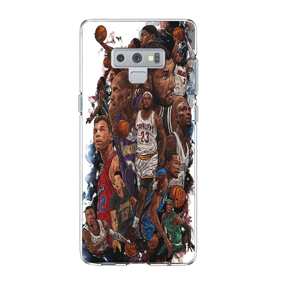 Basketball Players Art Samsung Galaxy Note 9 Case