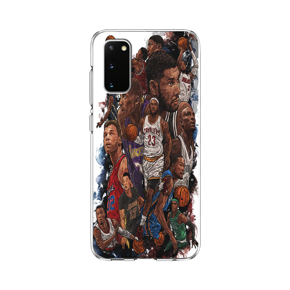 Basketball Players Art Samsung Galaxy S20 Case