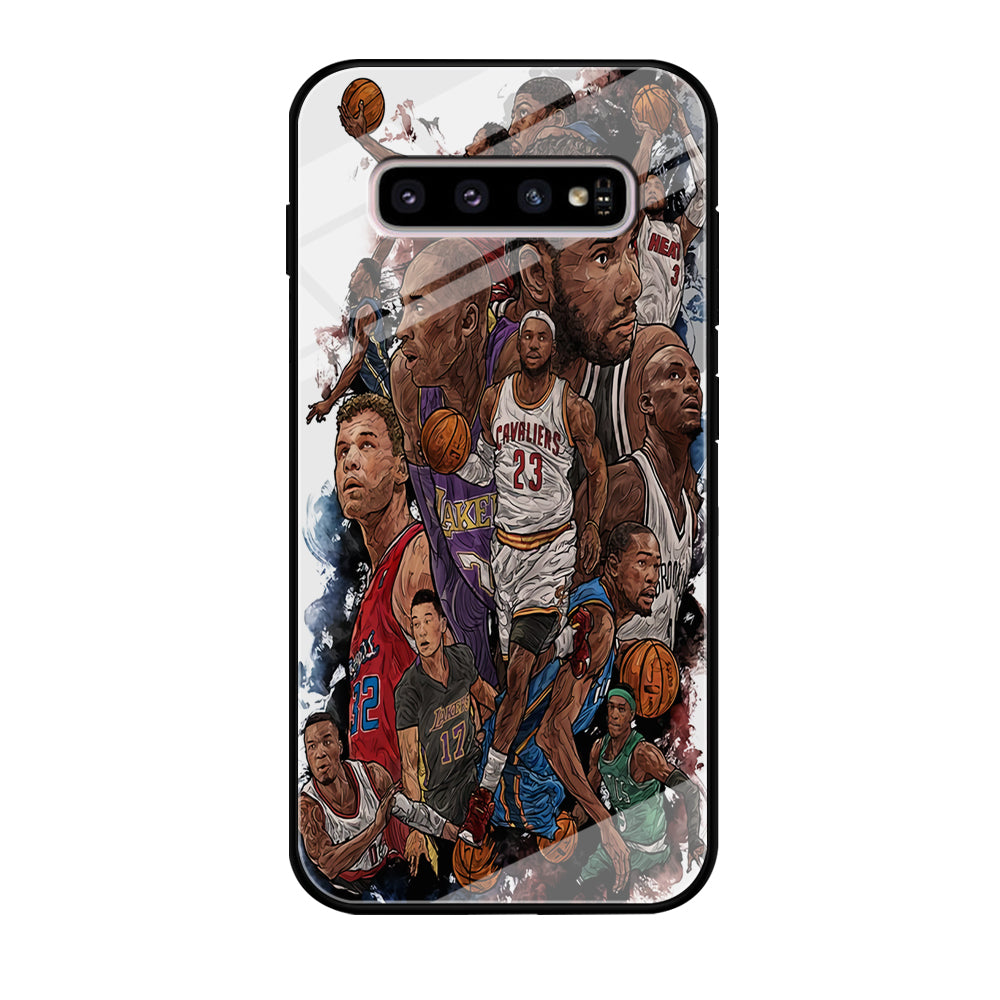 Basketball Players Art Samsung Galaxy S10 Case