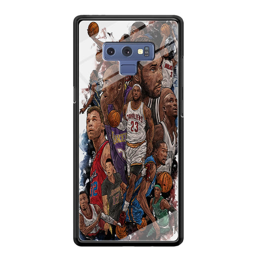 Basketball Players Art Samsung Galaxy Note 9 Case