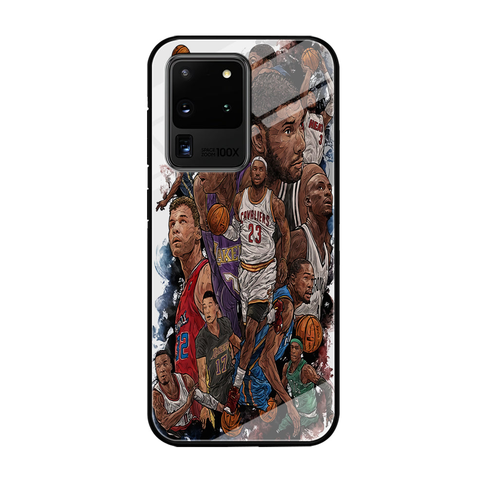 Basketball Players Art Samsung Galaxy S20 Ultra Case