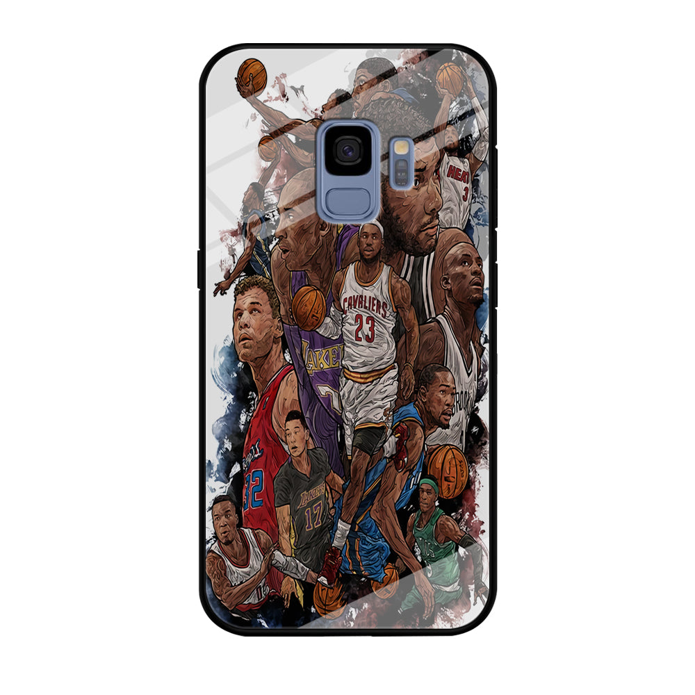 Basketball Players Art Samsung Galaxy S9 Case