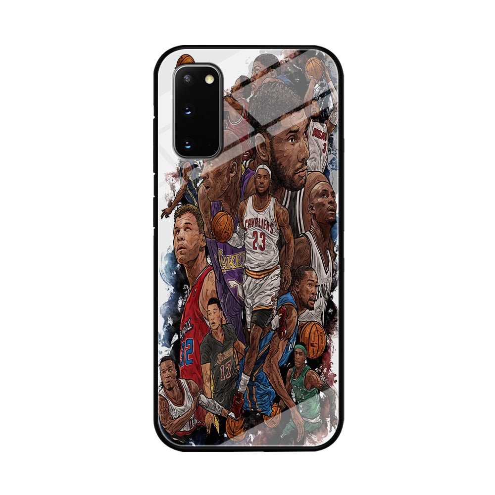 Basketball Players Art Samsung Galaxy S20 Case