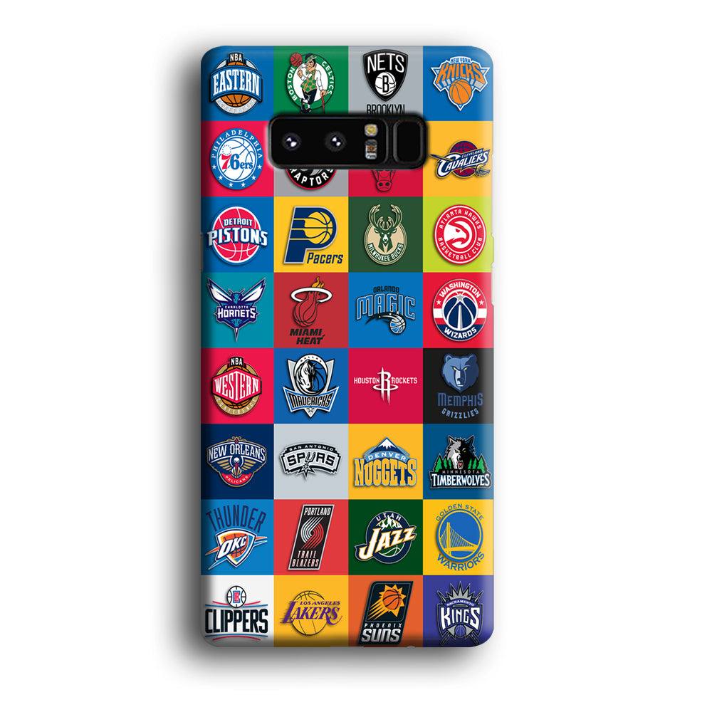 Basketball Teams NBA Samsung Galaxy Note 8 Case