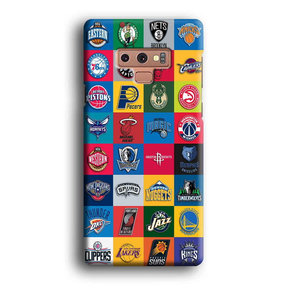 Basketball Teams NBA Samsung Galaxy Note 9 Case