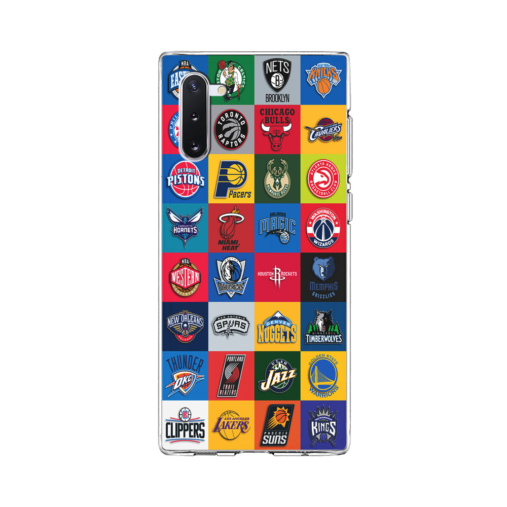 Basketball Teams NBA Samsung Galaxy Note 10 Case