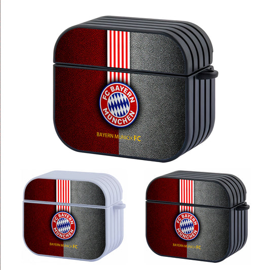Bayern Munich FC Logo Hard Plastic Case Cover For Apple Airpods 3