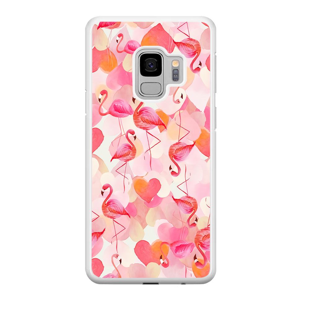 Beautiful Flamingo Art Samsung Galaxy S9 Case