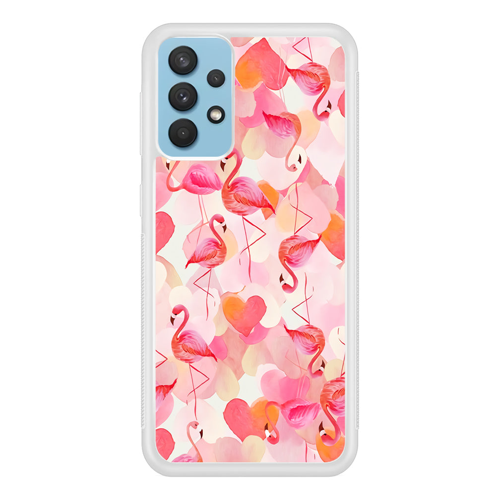 Beautiful Flamingo Art Samsung Galaxy A32 Case