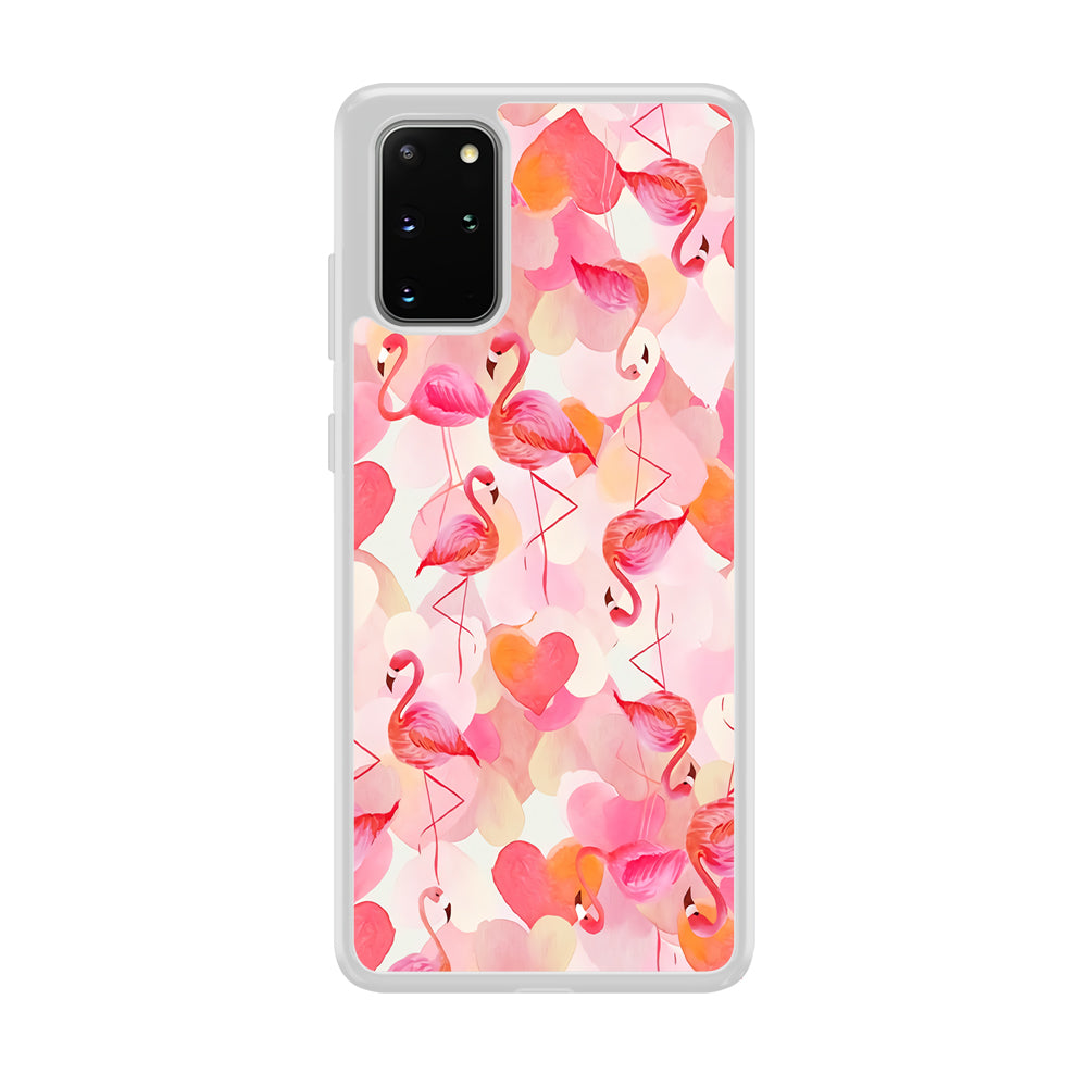 Beautiful Flamingo Art Samsung Galaxy S20 Plus Case