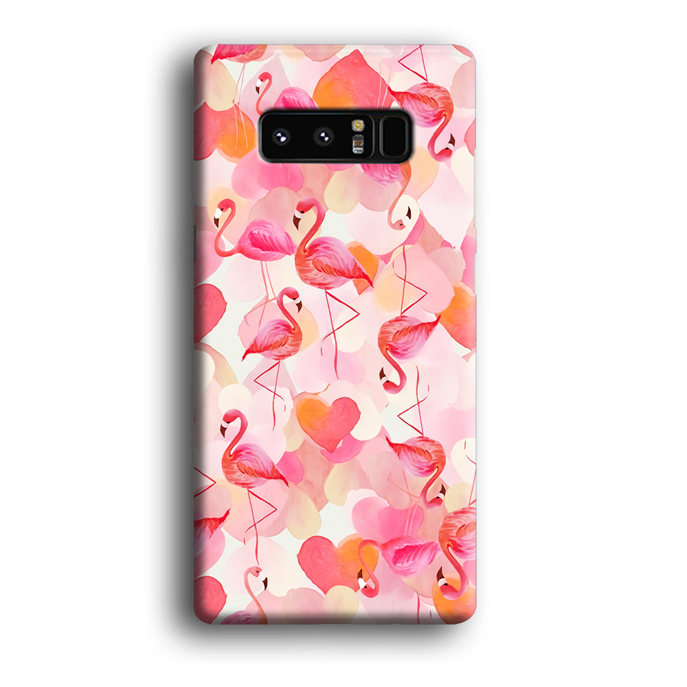 Beautiful Flamingo Art Samsung Galaxy Note 8 Case